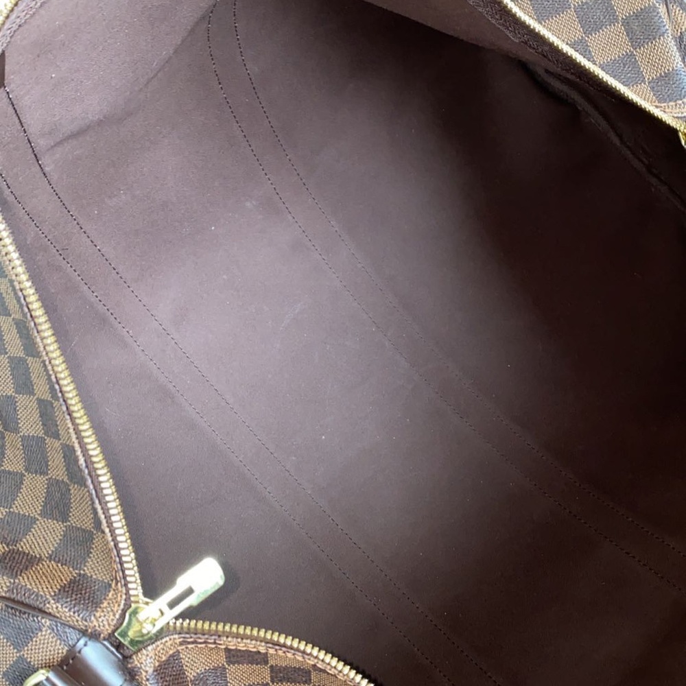 Authentic Louis Vuitton Damier Ebene Keepall 55